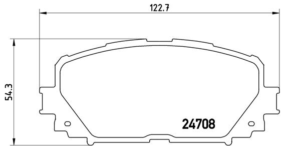 A.B.S. P 83 101 BREMBO Bremsbelagsatz, Scheibenbremse